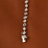 Multiple Shapes Lab Grown Diamond Tennis Bracelet