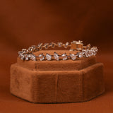 Multiple Shapes Lab Grown Diamond Tennis Bracelet