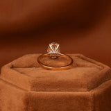 Shop Oval Engagement Rings – Lab-Grown Diamond Cathedral Ring