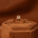 Shop Oval Engagement Rings – Lab-Grown Diamond Cathedral Ring