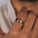 Round Cut Lab Grown Diamond Channel Men's Wedding Band