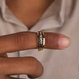 Round Cut Lab Grown Diamond Channel Men's Wedding Band