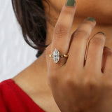 Marquise Cut Lab Grown Diamond Solitaire Engagement Ring