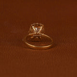 Radiant Cut Lab Grown Diamond Halo & Pave Engagement Ring