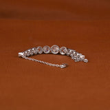 Round Cut Lab Grown Diamond Half Tennis Bracelet