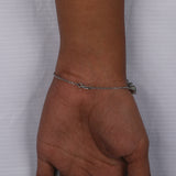 Round Cut Lab Grown Diamond Half Tennis Bracelet