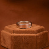 Emerald Cut Lab Grown Diamond Tension Solitaire Men's Ring