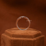 Emerald Cut Lab Grown Diamond Tension Solitaire Men's Ring