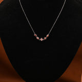 Multiple Cuts Lab Grown Diamond Cluster Pendant Necklace