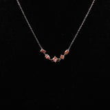 Multiple Cuts Lab Grown Diamond Cluster Pendant Necklace