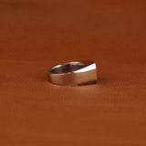 Round Cut Lab Grown Diamond Bezel Solitaire Men's Ring