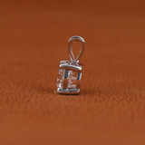 Round Cut Lab Grown Diamond Solitaire Pendant Necklace