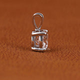 Round Cut Lab Grown Diamond Solitaire Pendant Necklace