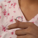 Elongated Cushion Cut Lab Grown Diamond Half Eternity Wedding Band