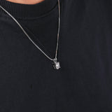 Round Cut Lab Grown Diamond Solitaire Pendant Necklace