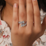 Multi Cuts Lab Grown Diamond Bypass Style Wedding Band