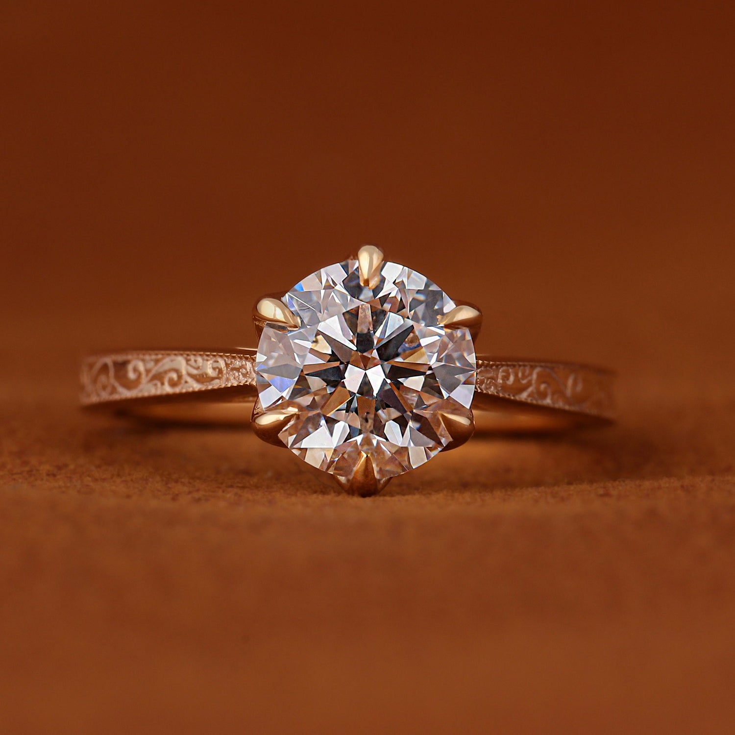 Shop Oval Engagement Rings – Lab-Grown Diamond Cathedral Ring