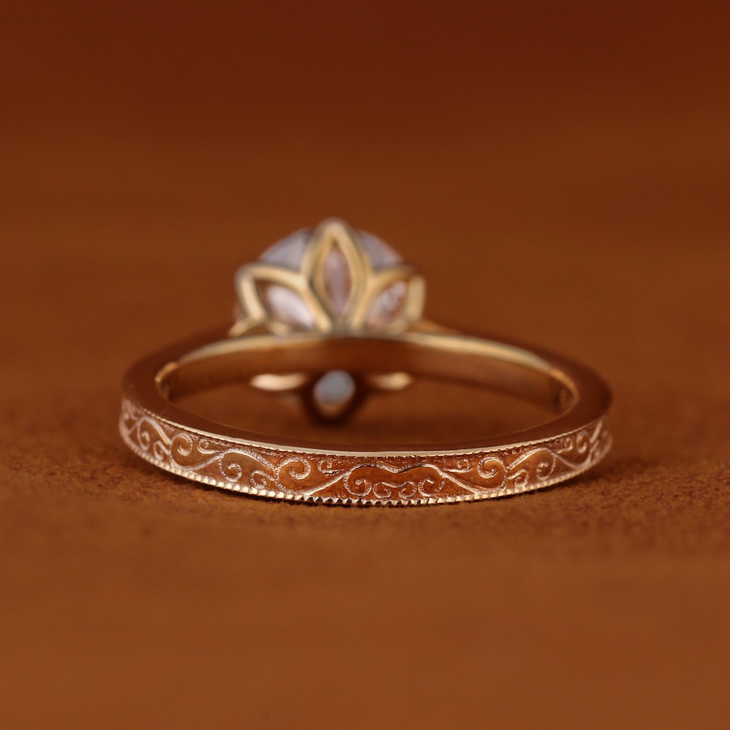 Shop Oval Engagement Rings – Lab-Grown Diamond Cathedral Ring