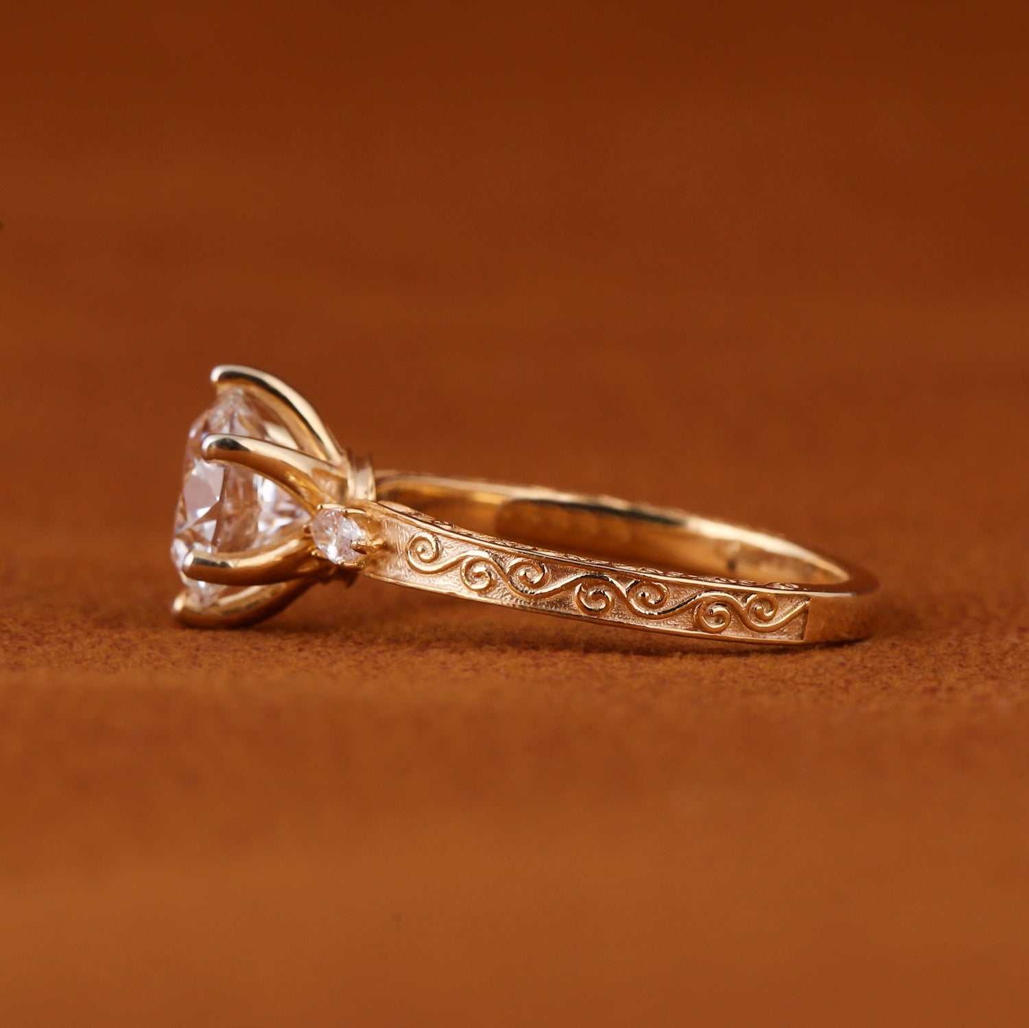 Radiant Cut Engagement Rings – Lab Diamond Hidden Halo & Pave