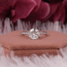 round solitaire engagement ring

