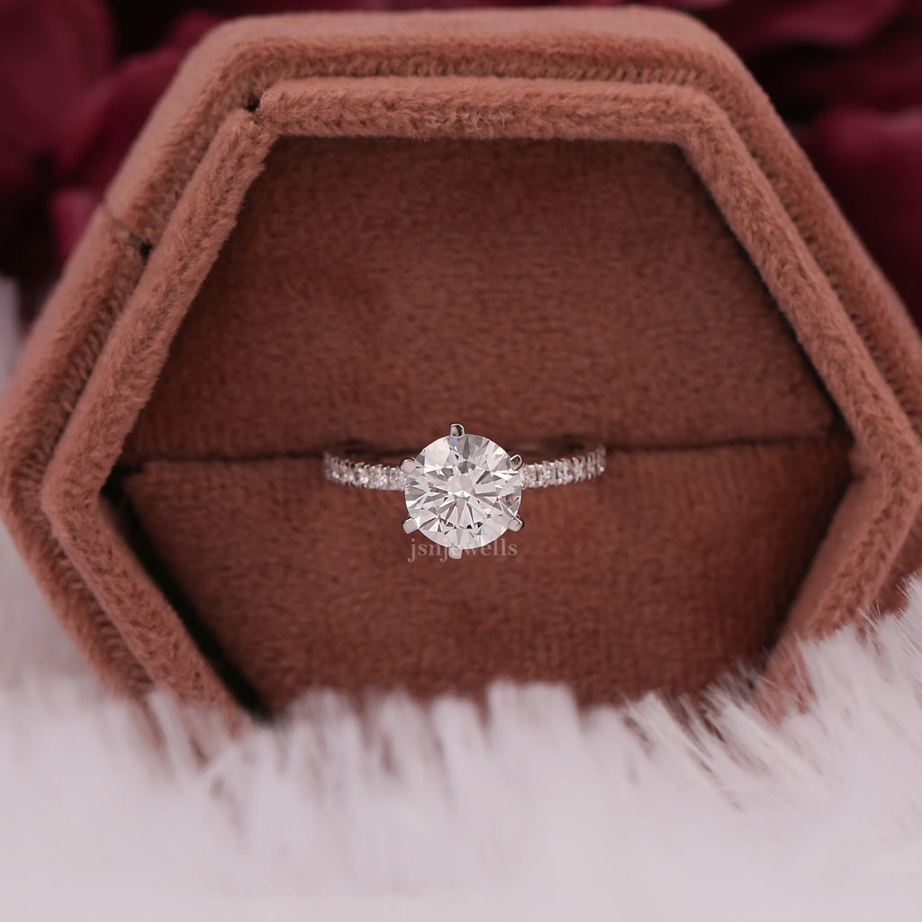 Round Solitaire Engagement Ring