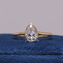 2.00 CT Eco Friendly Pear Cut Diamond Ring For Her