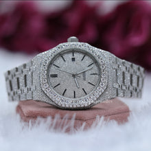 Round Dial VVS Moissanite Luxurious Fully Icy Elegant Watch