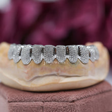 Custom Fit Sterling Silver Grill with VVS-Moissanite