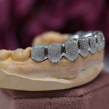 Custom Fit Sterling Silver Grill with VVS-Moissanite