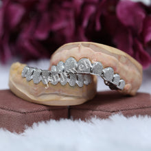 Custom Fit Sterling Silver Grill with VVS-Moissanite