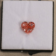 4.57 Carat Fancy Coloured Heart Cut CVD Loose Diamond