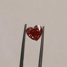 2.20 CT Fancy Vivid Pink Lab Created Heart Cut Diamond