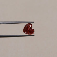 2.20 CT Fancy Vivid Pink Lab Created Heart Cut Diamond