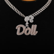 Moissanite Diamond "Doll" Hip Hop Pendant For Women's