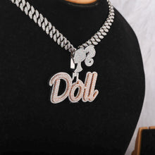 Moissanite Diamond "Doll" Hip Hop Pendant For Women's