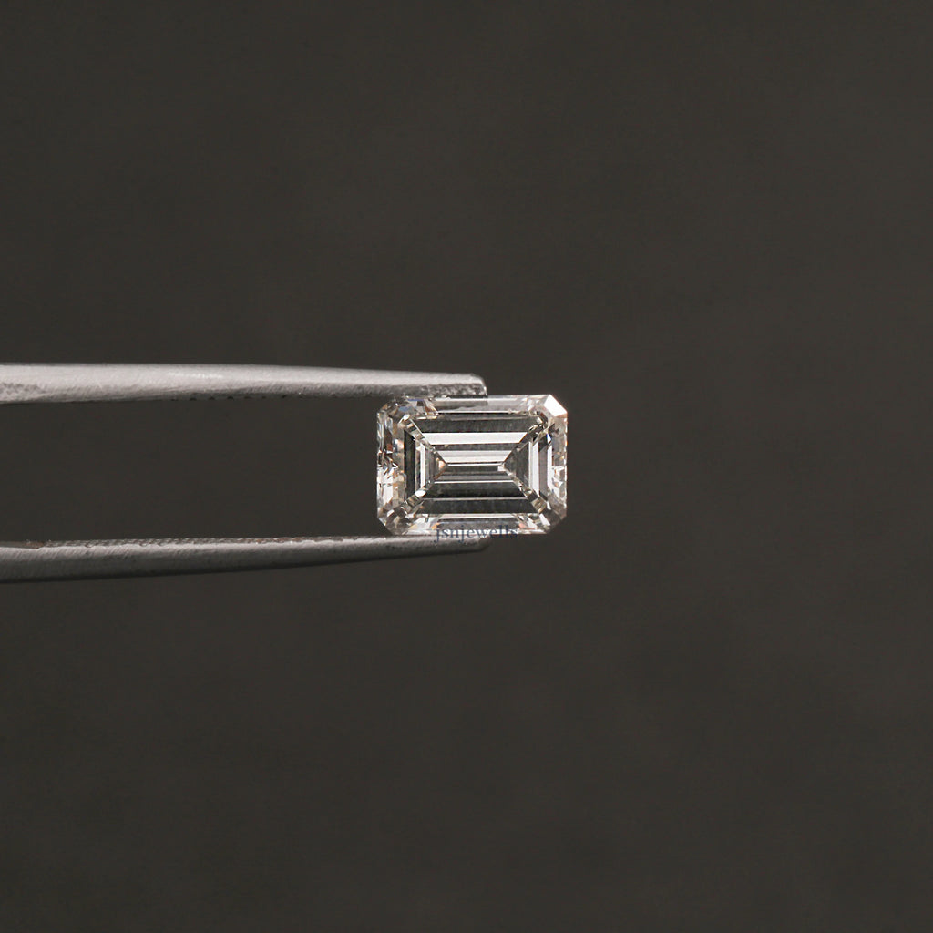 3 CT Emerald Cut Loose Diamond White Color