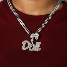 Moissanite Diamond "Doll" Hip Hop Pendant For Women's