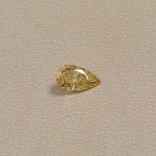 Yellow Color Loose Lab Grown Diamond Pear Cut