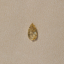 Yellow Color Loose Lab Grown Diamond Pear Cut