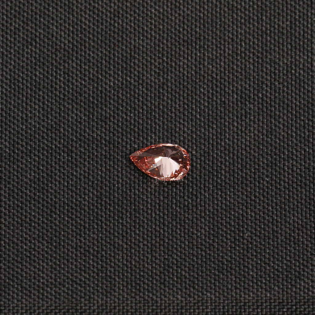 2.5 Carat Fancy Pink Loose Diamond Pear Cut Use For Custom Jewelry