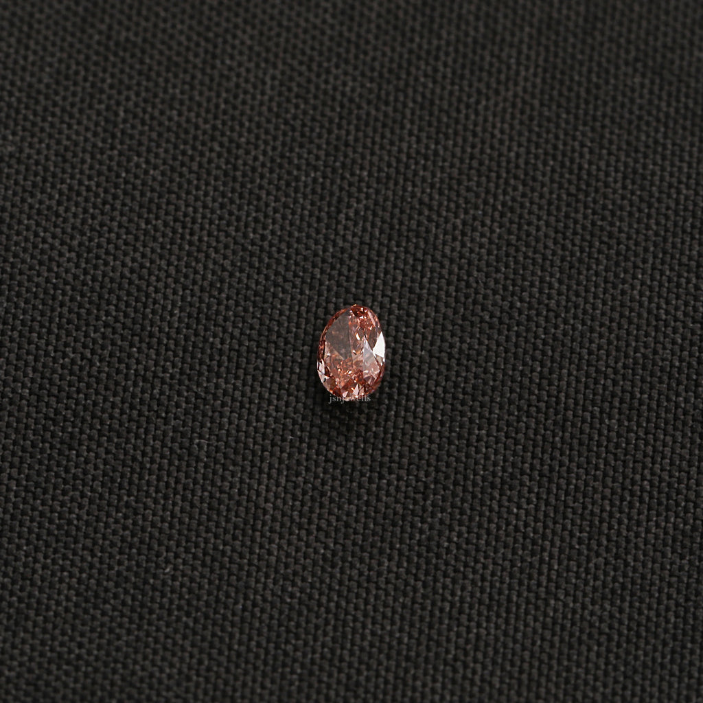 2 CT Oval Cut Pink Color Loose Diamond