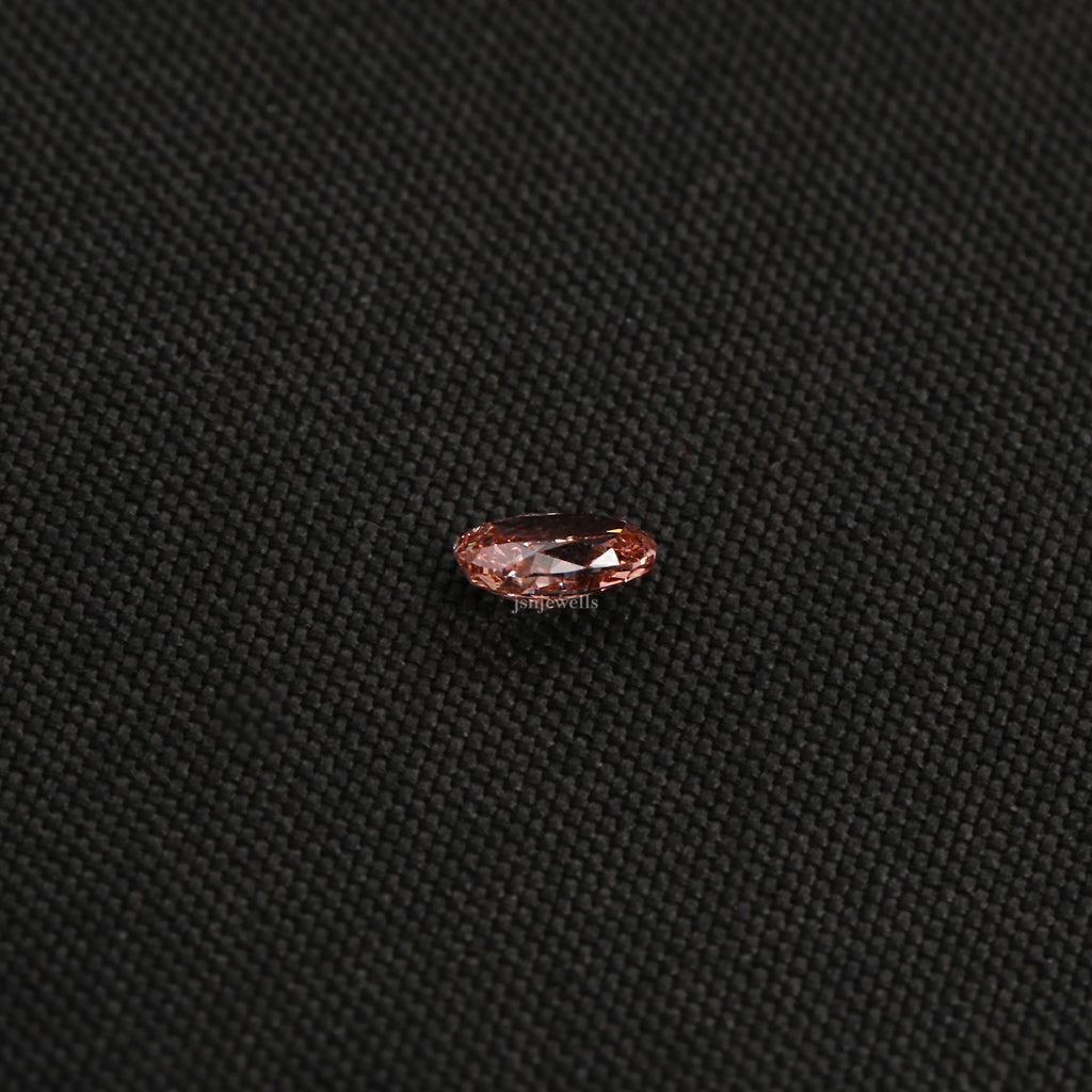 2 CT Oval Cut Pink Color Loose Diamond