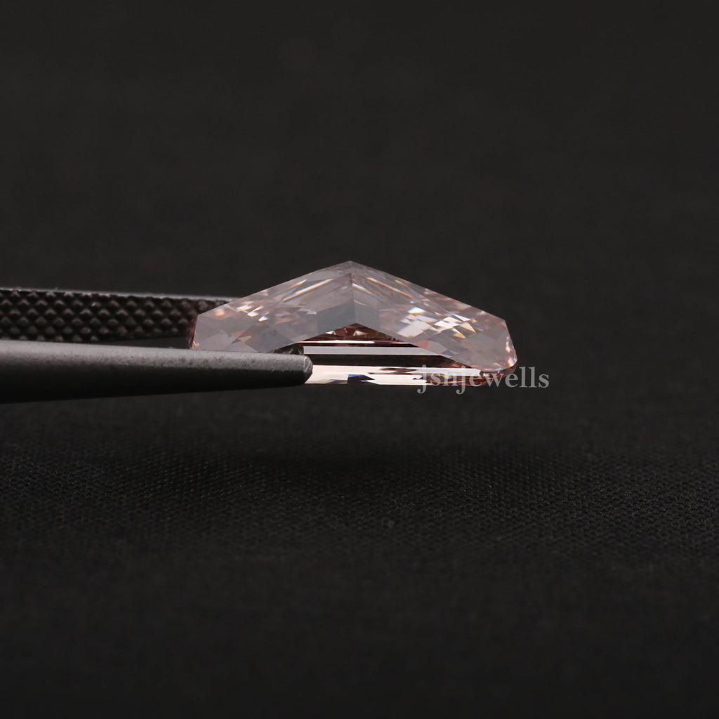 2 Carat Radiant Cut Pink Lab Grown Loose Diamond