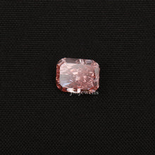 1 Carat Pink Radiant Cut Loose Lab Grown Diamond