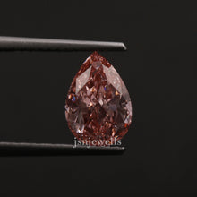 1.00 Carat Pink Pear Cut CVD Lab Grown Loose Diamond