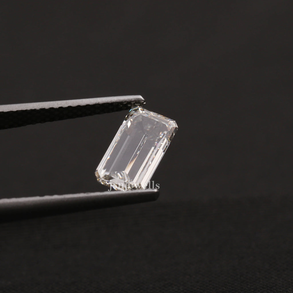 1.50 Carat Portrait Emerald Cut Lab Grown Diamond