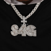 Moissanite Diamond Customise Name Rapper Hip Hop Pendant