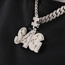 Moissanite Diamond Customise Name Rapper Hip Hop Pendant