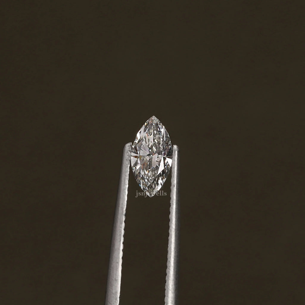 1 CT Marquise Cut Lab Grown Loose Diamonds White Color