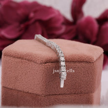 3MM Round Cut Diamond Eco Friendly Bridal Tennis Bracelet